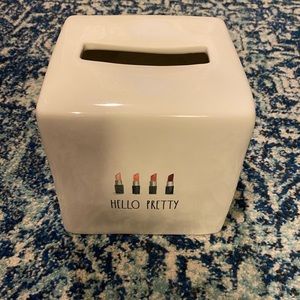 Rae Dunn Hello Pretty tissue box
